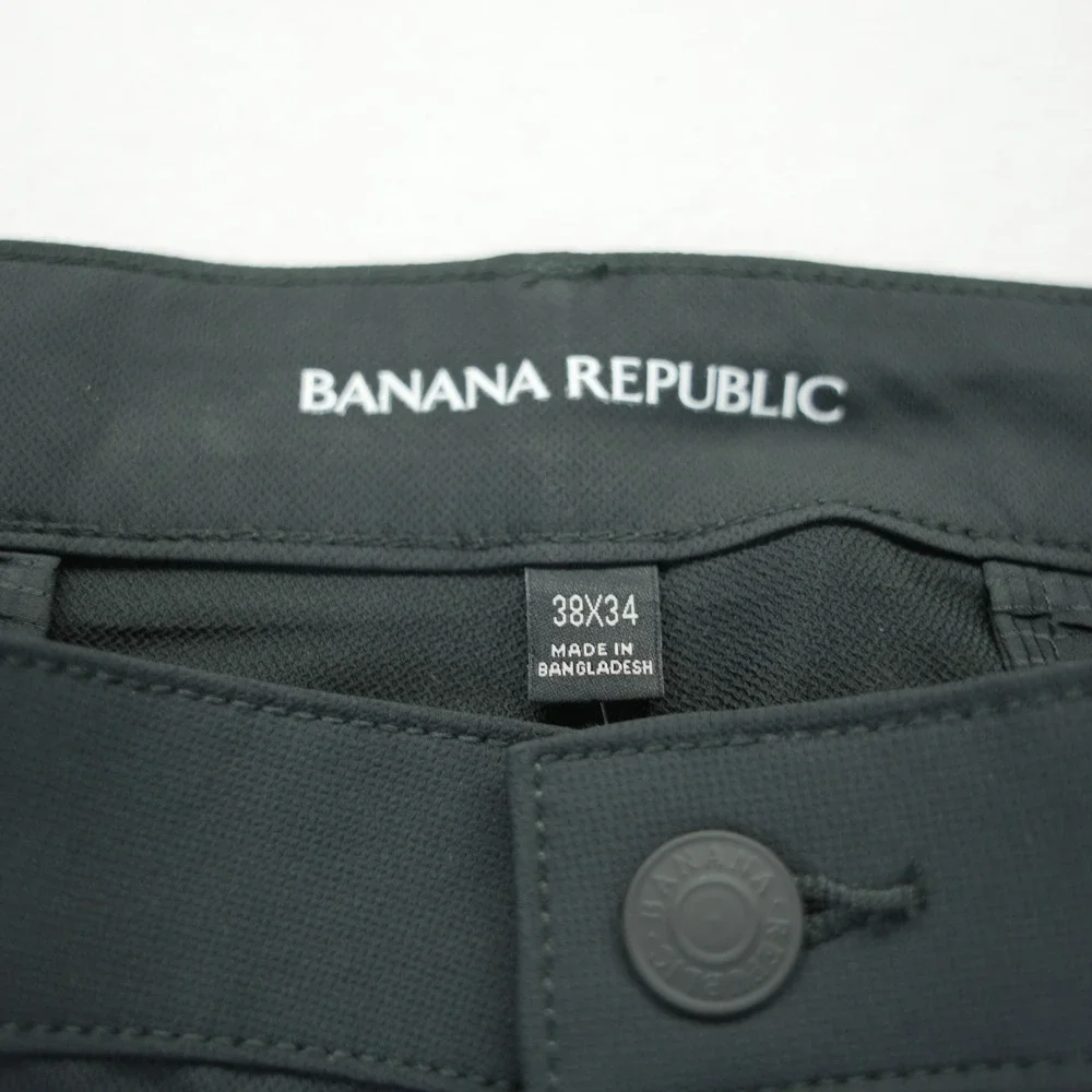 Banana Republic Core Temp‎ Performance Pants Mens 38x34 Black Technical NEW